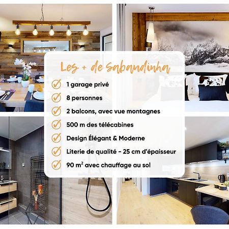 Elegant Et Moderne Avec Vue Montagne Au Coeur De Paradiski - Garage - 8Pers - 90M2 - Sabaudinha La Plagne Exterior foto